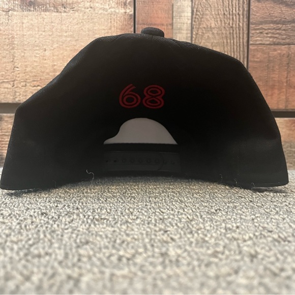 JORDAN ROMANO TORONTO BLUE JAYS BLACK /RED HAT CAP SGA JULY 22 ADJUSTABLE RARE! - Picture 4 of 9